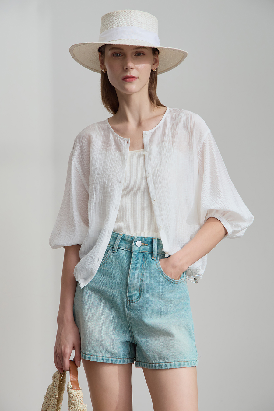 Lyocell Textured Shirt