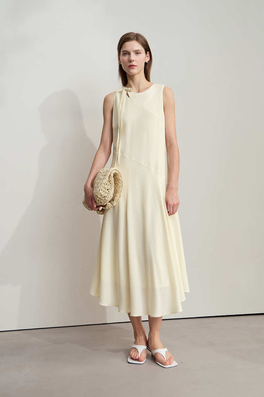 Acetate Blend Dress