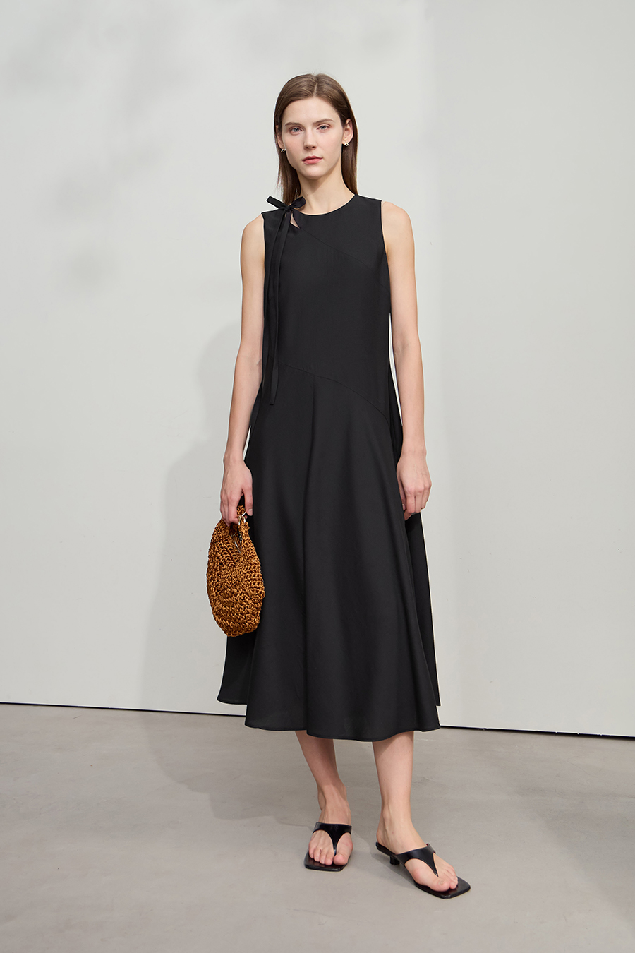 Acetate Blend Dress