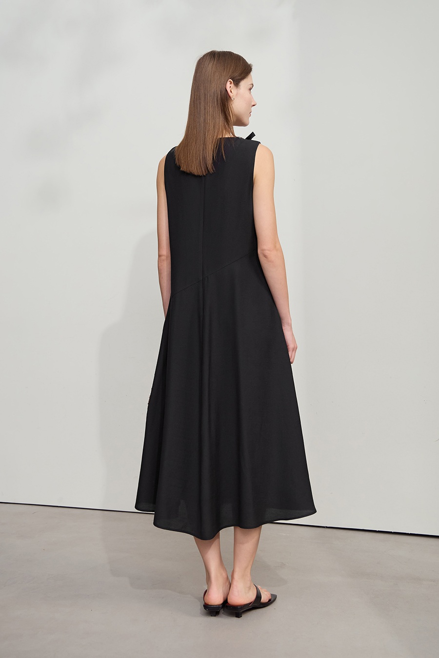 Acetate Blend Dress