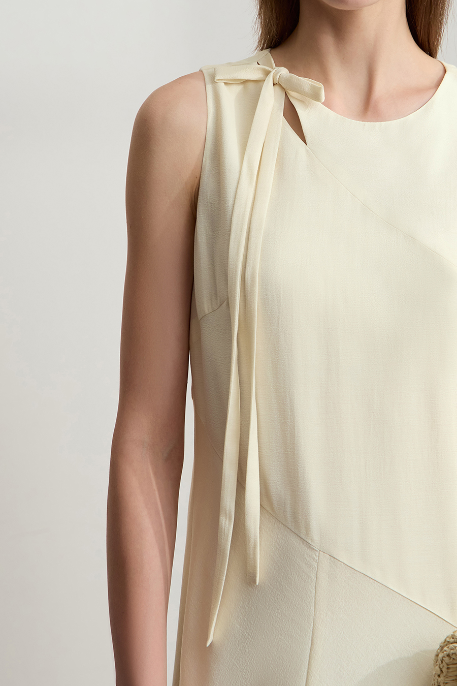 Acetate Blend Dress