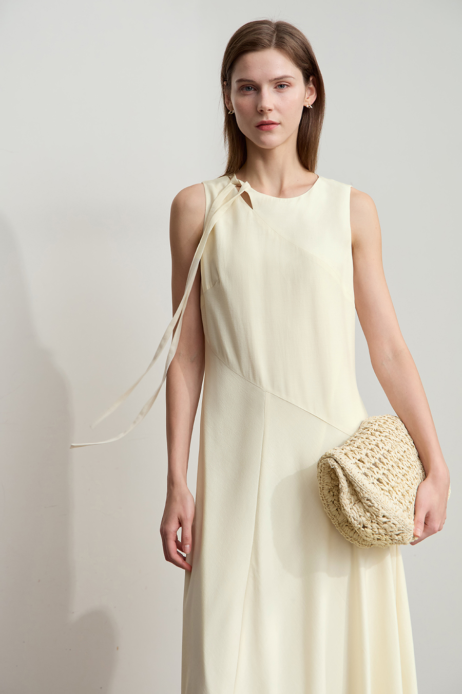Acetate Blend Dress