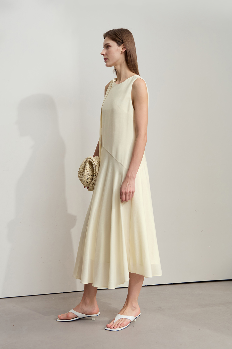 Acetate Blend Dress