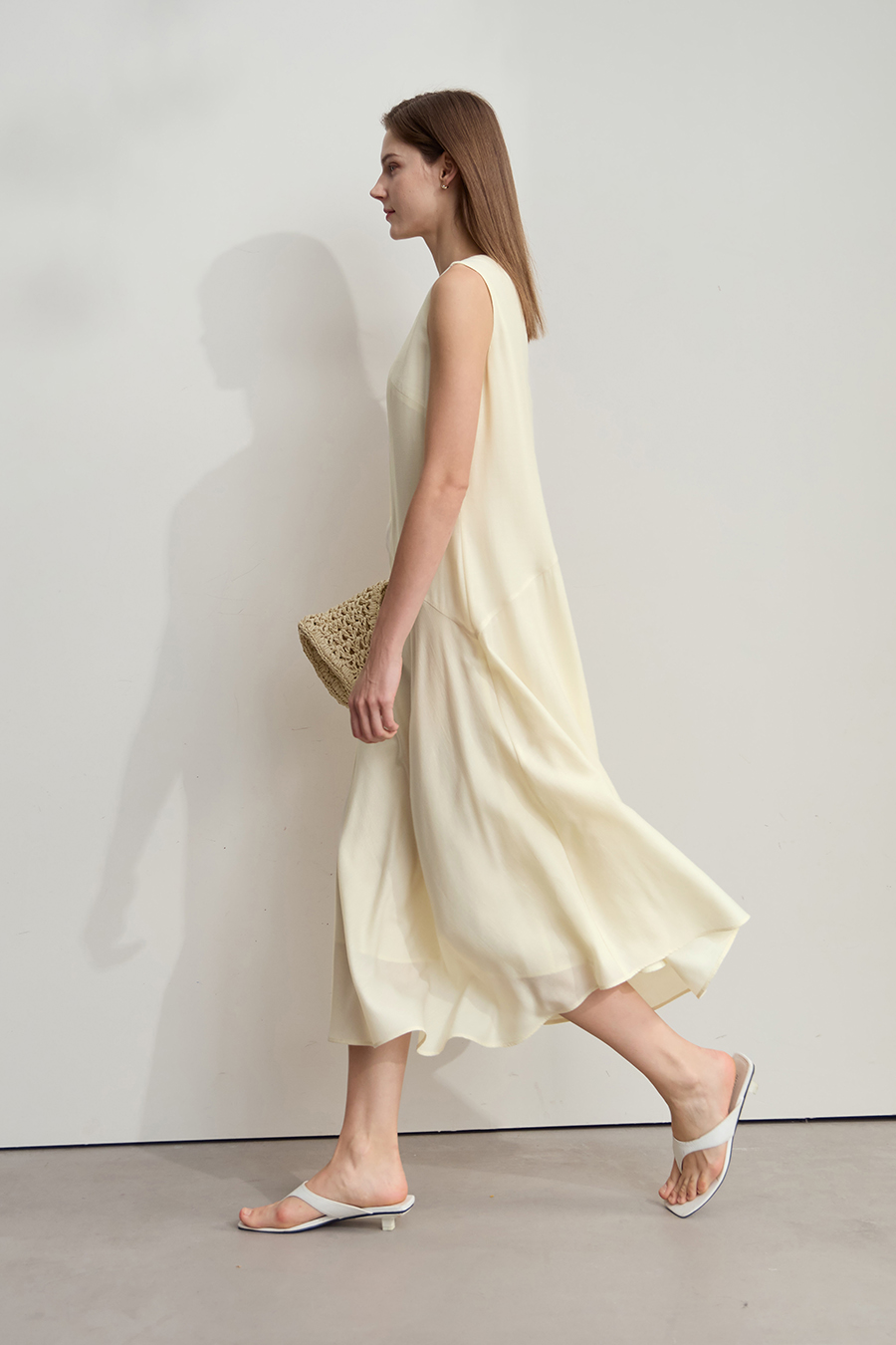 Acetate Blend Dress