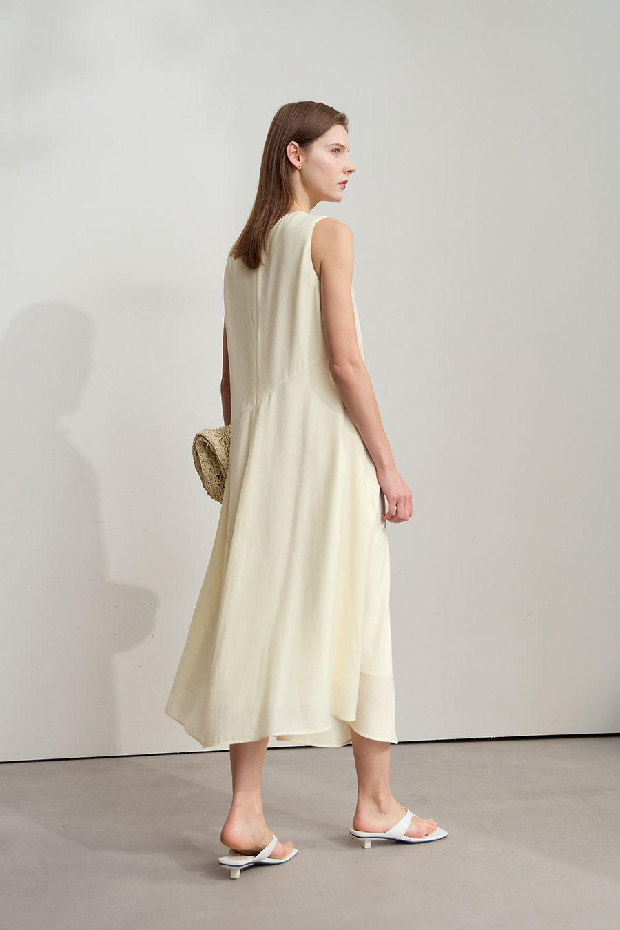 Acetate Blend Dress
