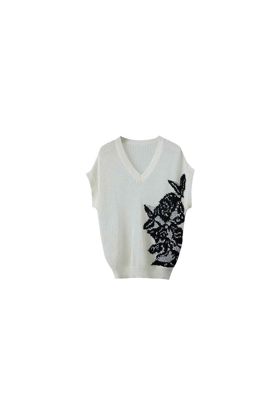 Openwork Knit Sweater