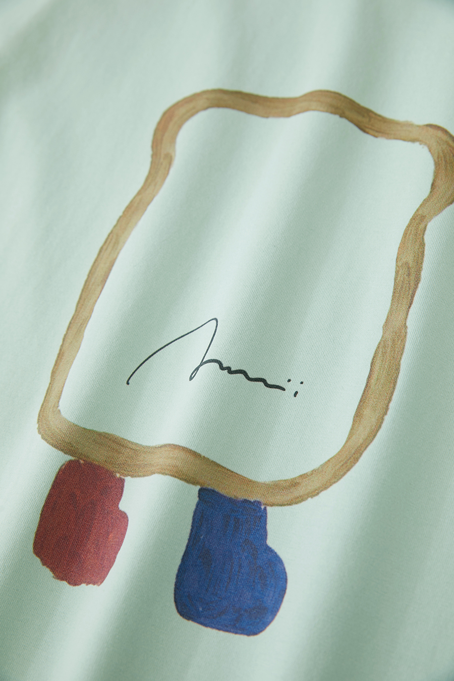 Drop-shoulder Short Sleeve Printed T-shirt