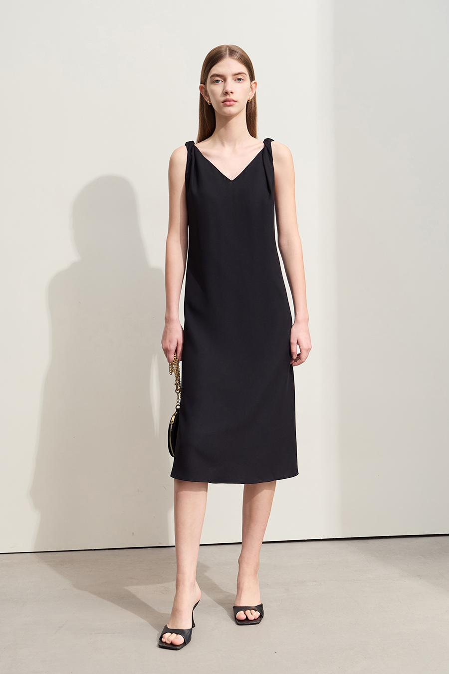 V-neck Twist Dress
