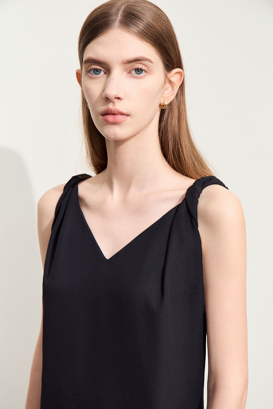 V-neck Twist Dress