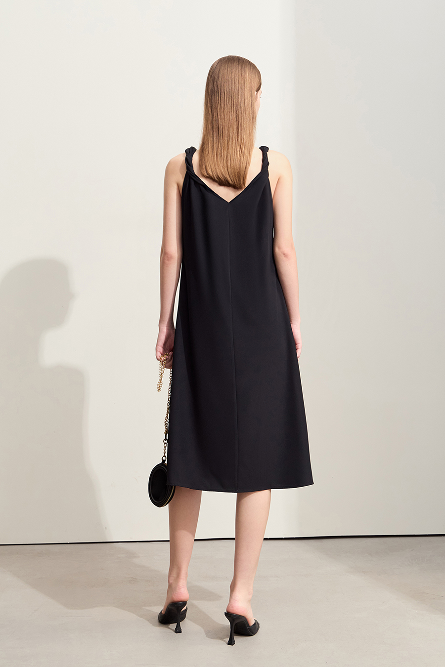V-neck Twist Dress