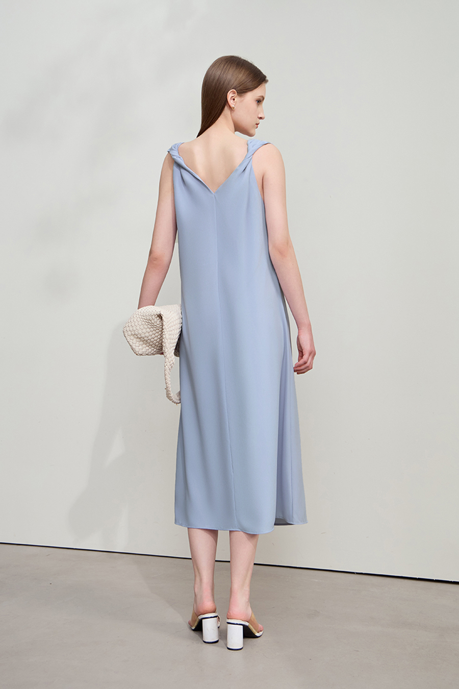 V-neck Twist Dress