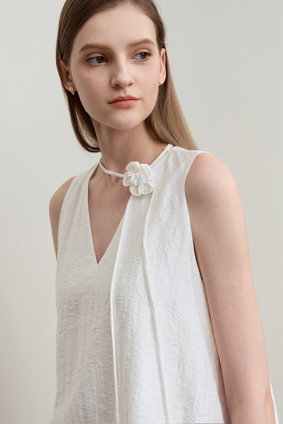 Flower Button Dress