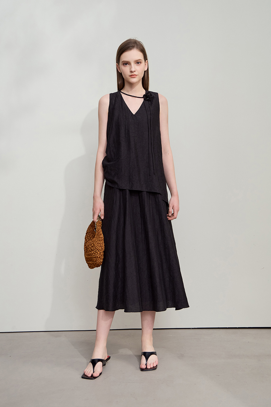 Flower Button Dress