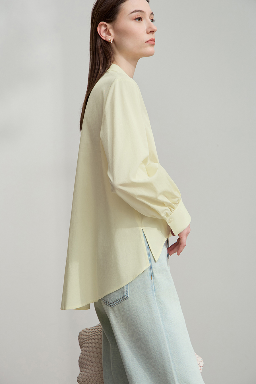 Loose Lyocell Cotton Shirt