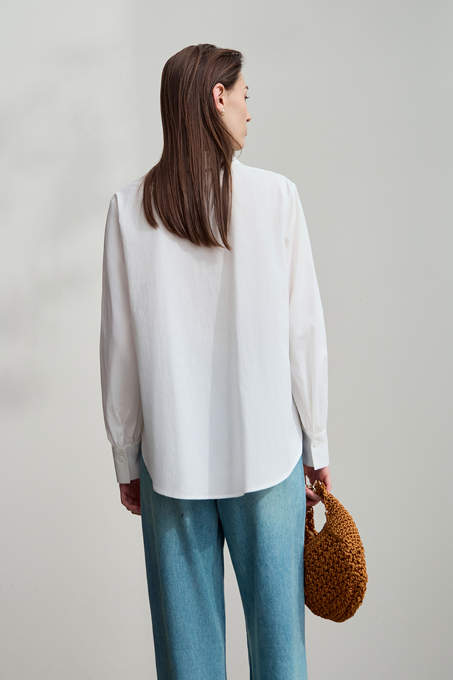 Loose Lyocell Cotton Shirt