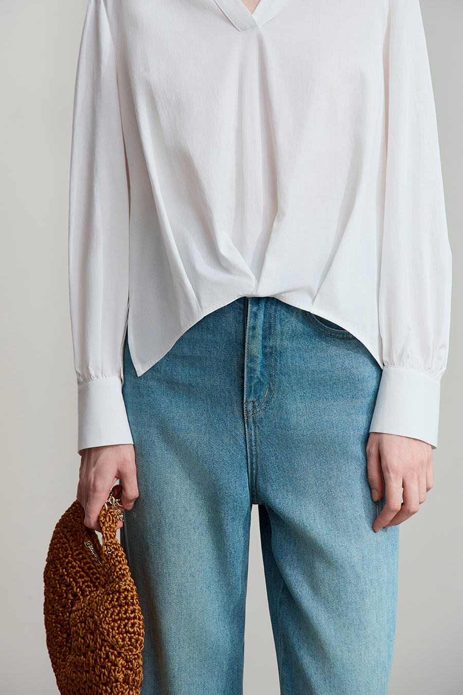 Loose Lyocell Cotton Shirt