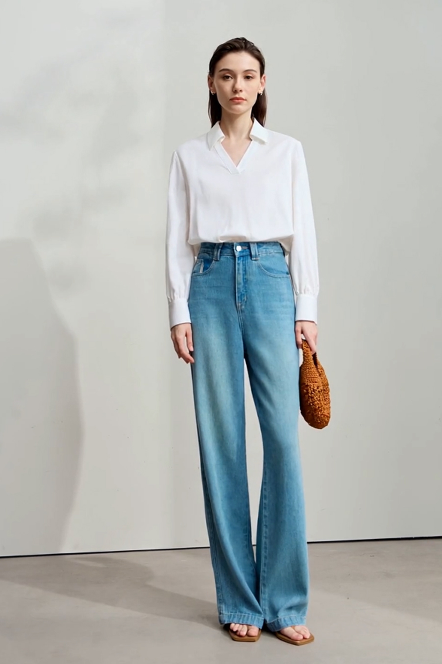 Loose Lyocell Cotton Shirt