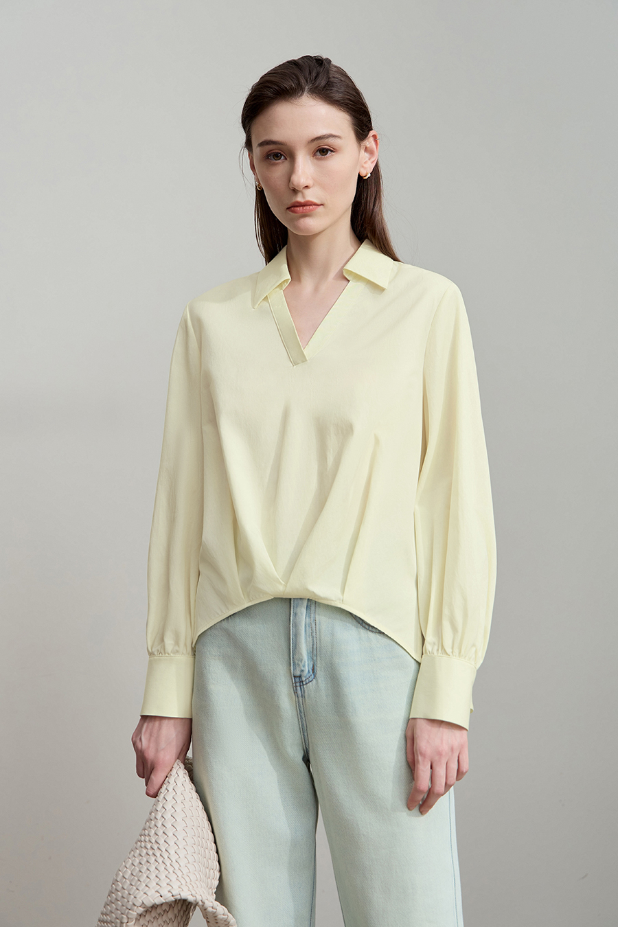 Loose Lyocell Cotton Shirt