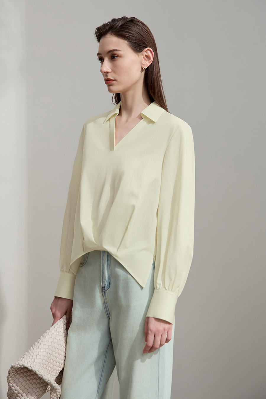 Loose Lyocell Cotton Shirt