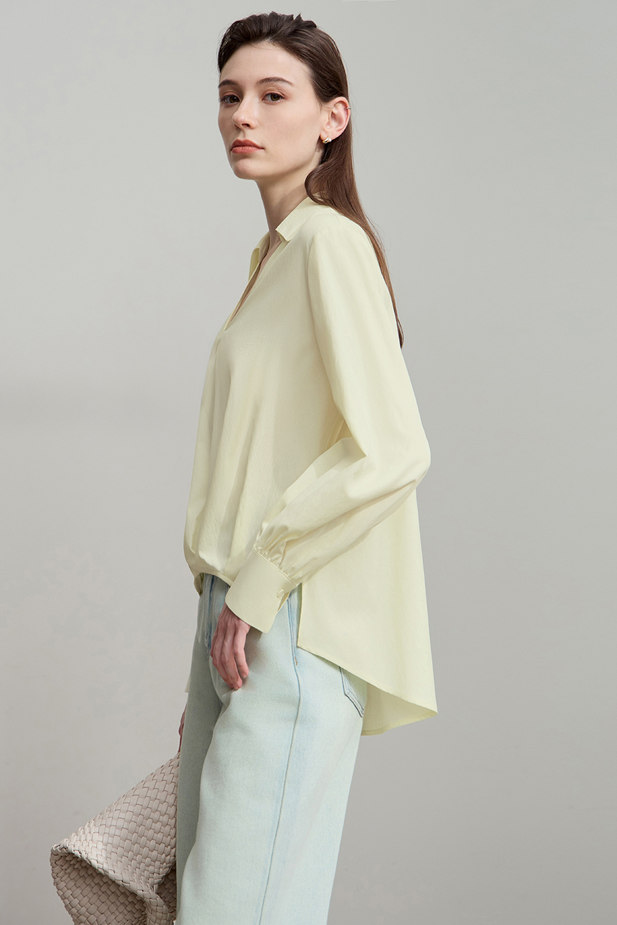 Loose Lyocell Cotton Shirt