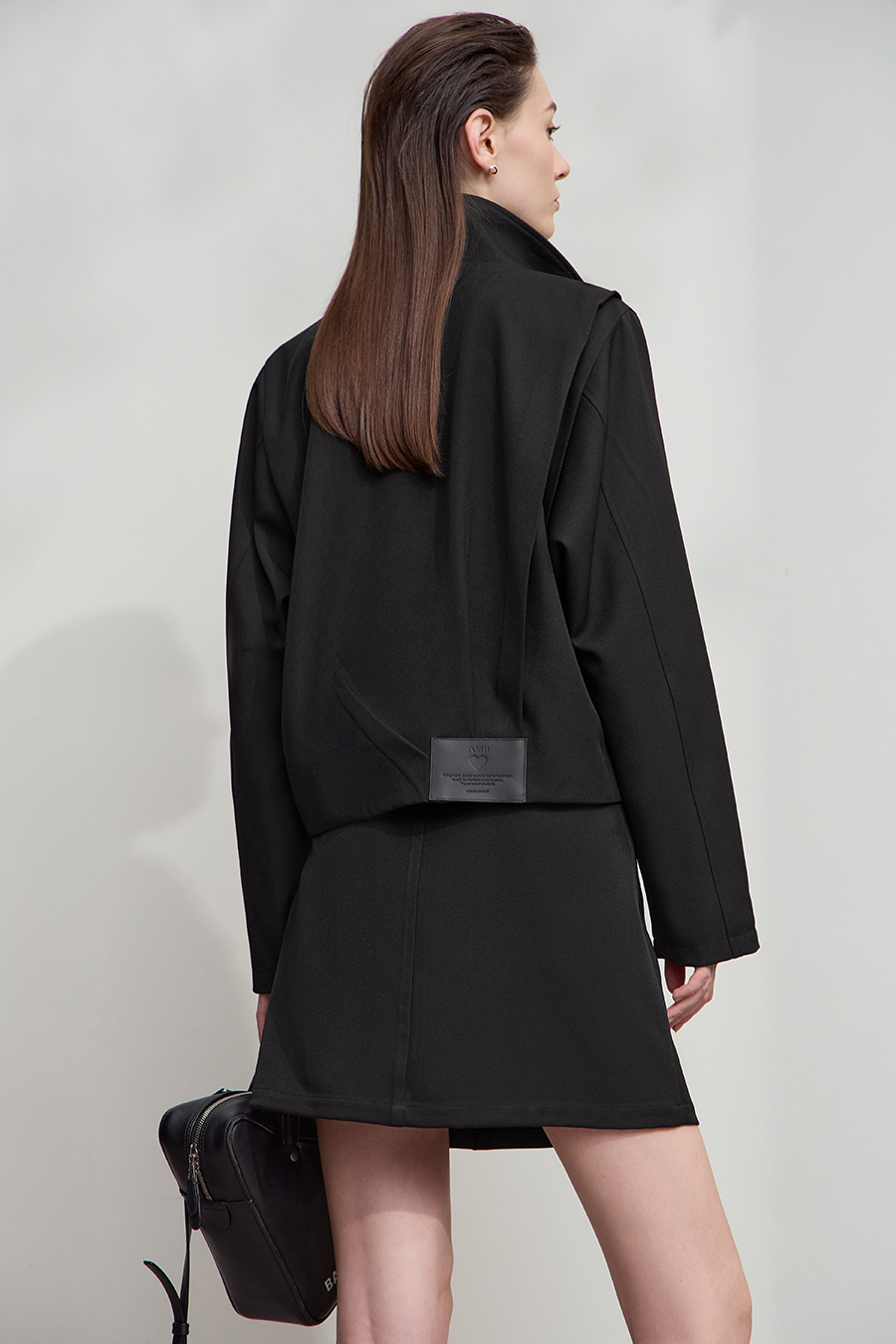 Loose Zip-up Lapel Coat