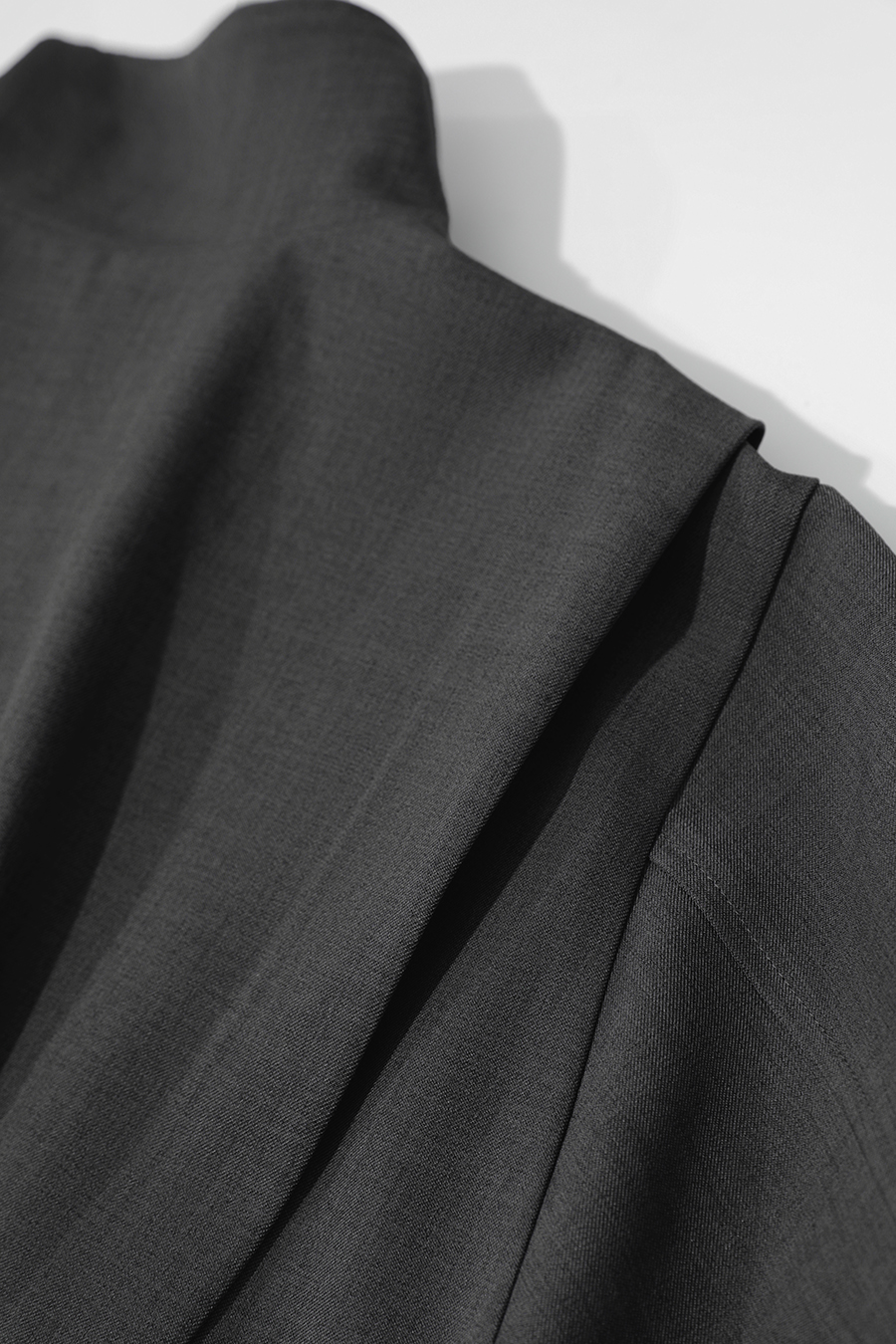 Loose Zip-up Lapel Coat