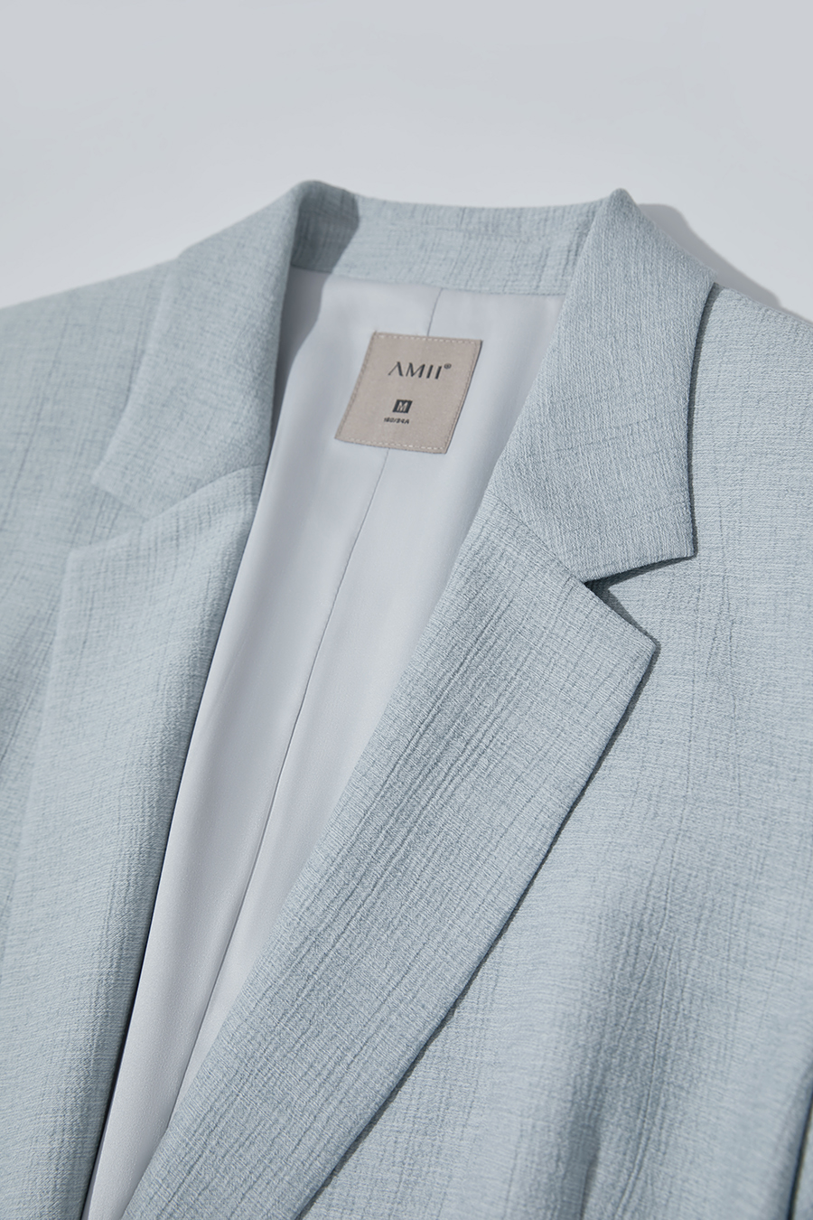 Tie Waist Padded Shoulder Blazer