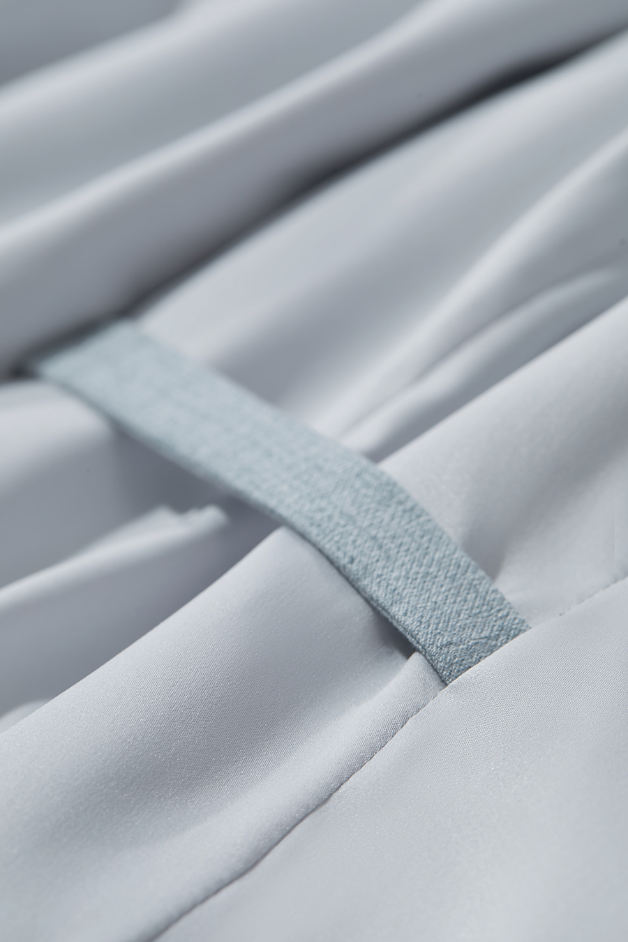 Tie Waist Padded Shoulder Blazer