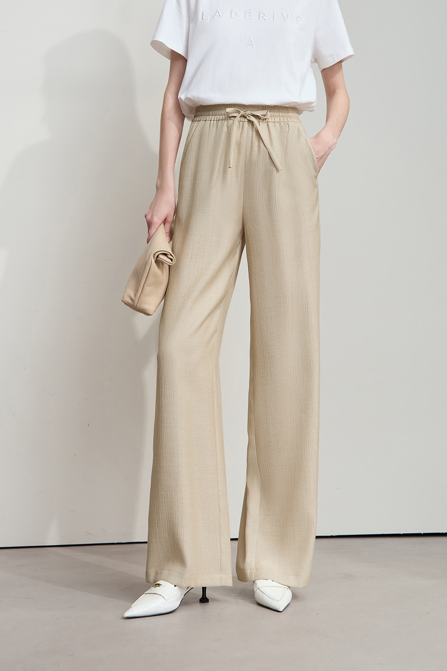 Drawstring Casual Pants