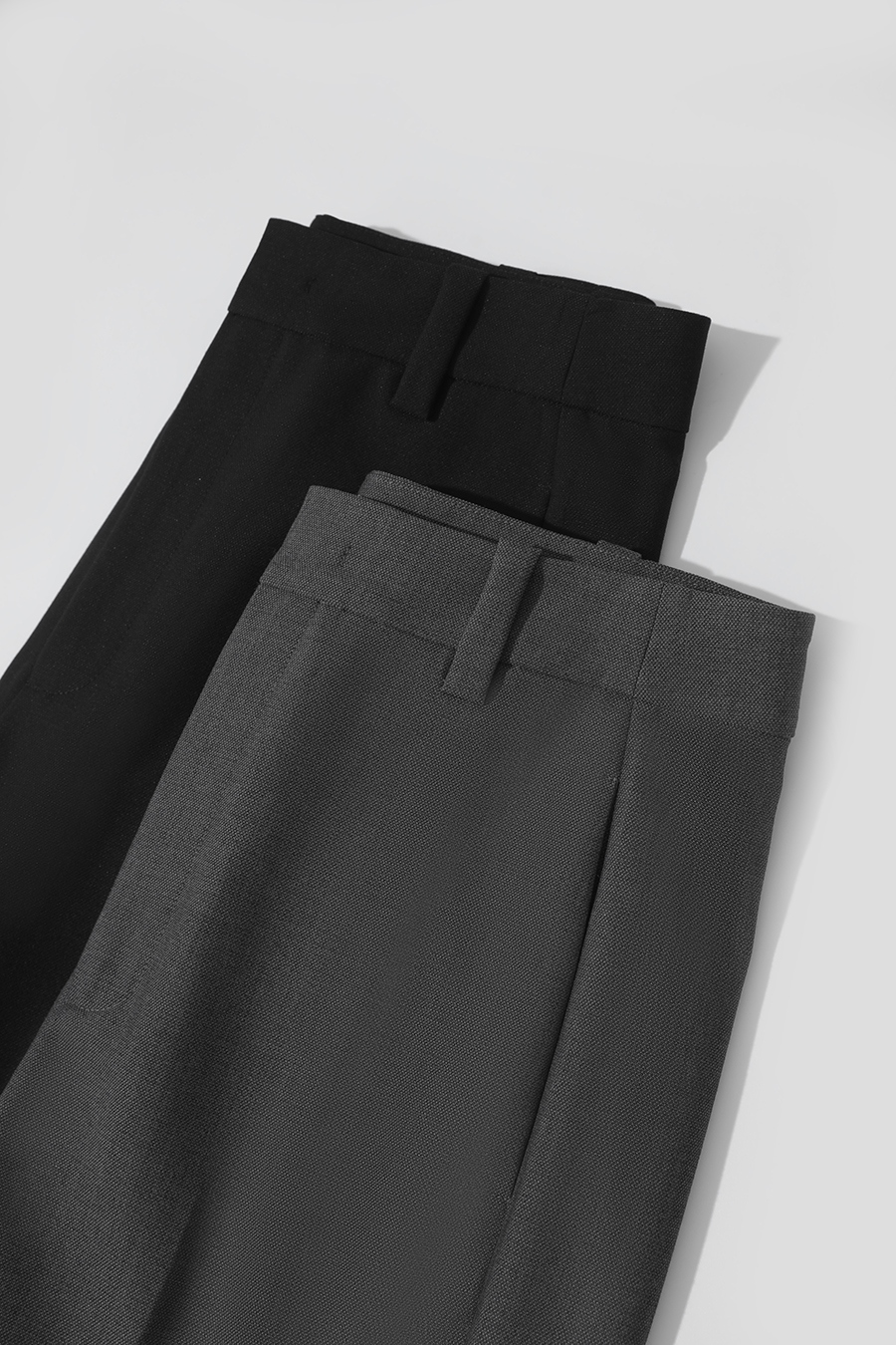 Straight Leg High Waist Wide - leg Long Pants|AMII-AMII.com