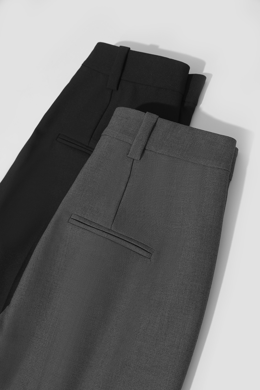 Straight Leg High Waist Wide - leg Long Pants|AMII-AMII.com