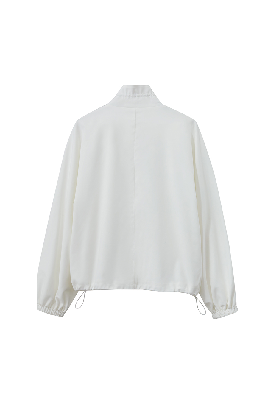 Micro Elastic Stand Collar Zipper Jacket|AMII-AMII.com