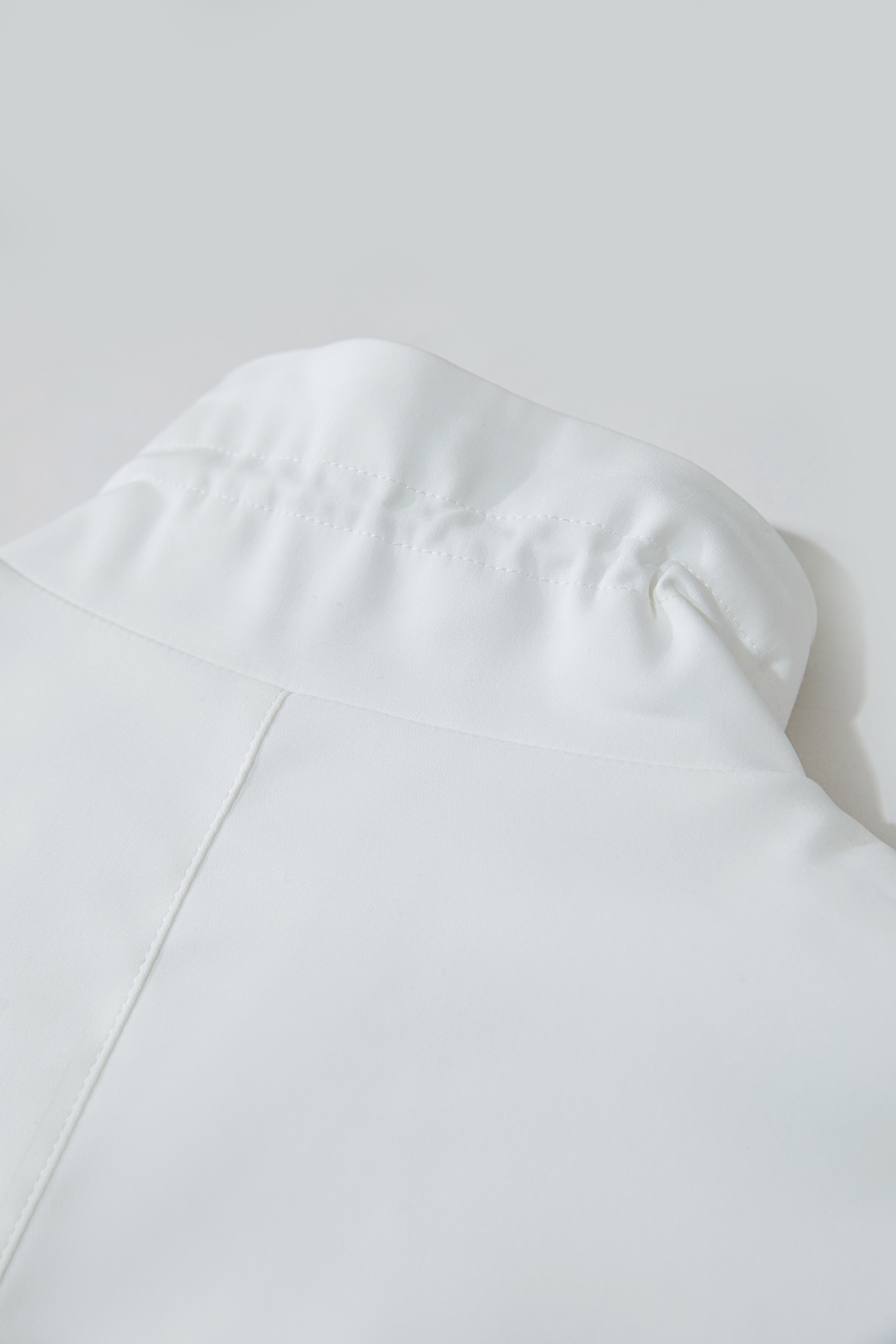Micro Elastic Stand Collar Zipper Jacket|AMII-AMII.com