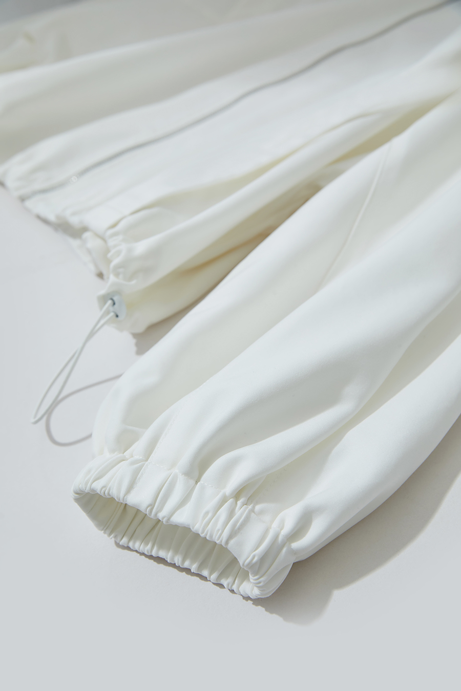 Micro Elastic Stand Collar Zipper Jacket|AMII-AMII.com