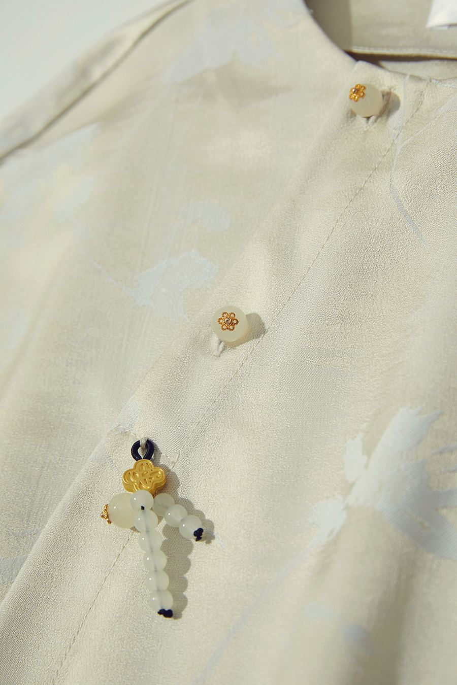 New Chinese Style Jacquard Shirt