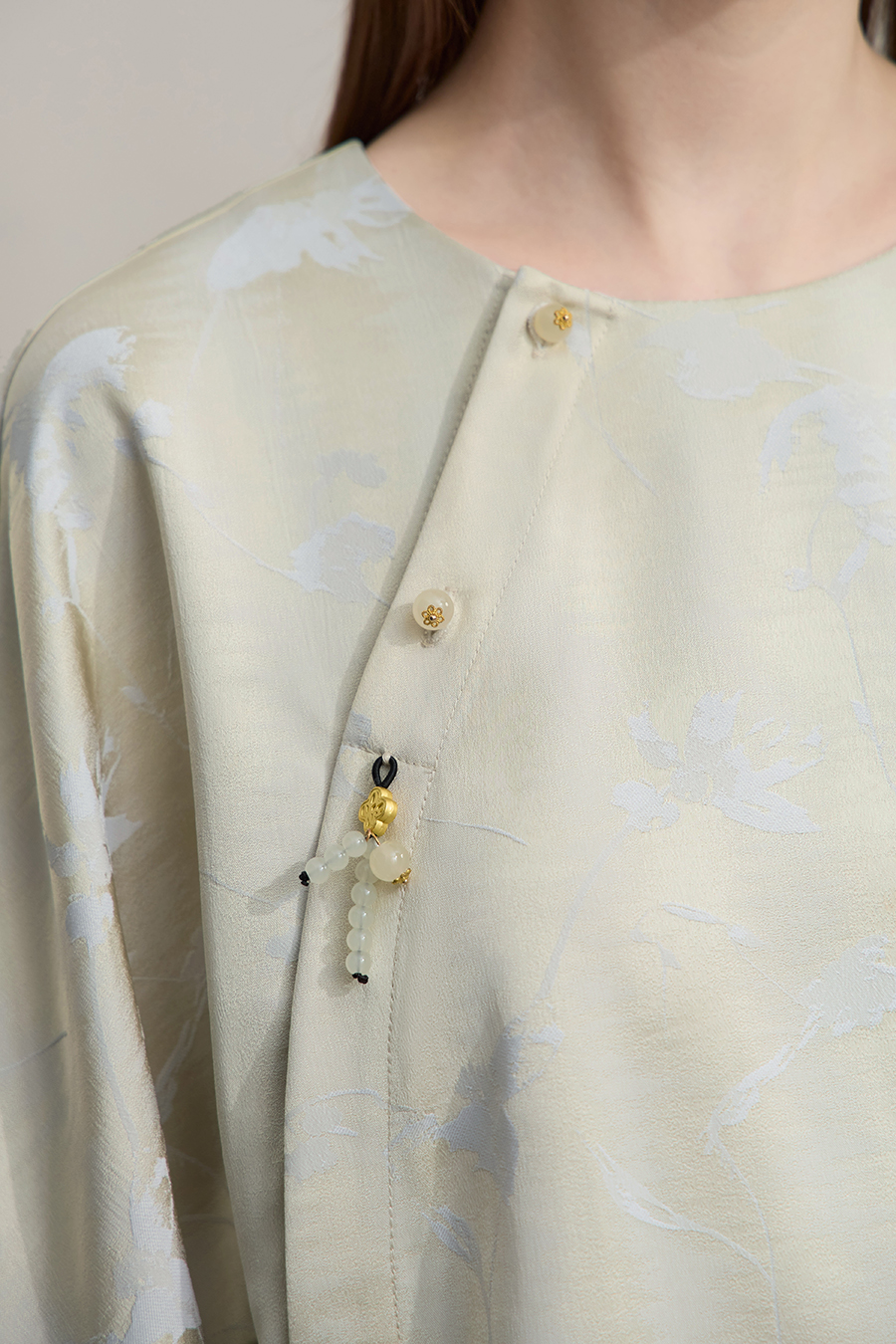 New Chinese Style Jacquard Shirt