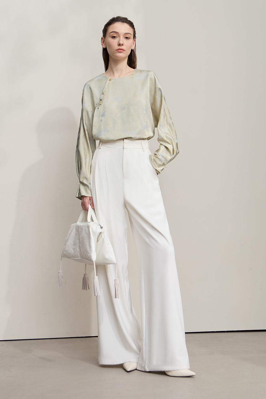 New Chinese Style Jacquard Shirt