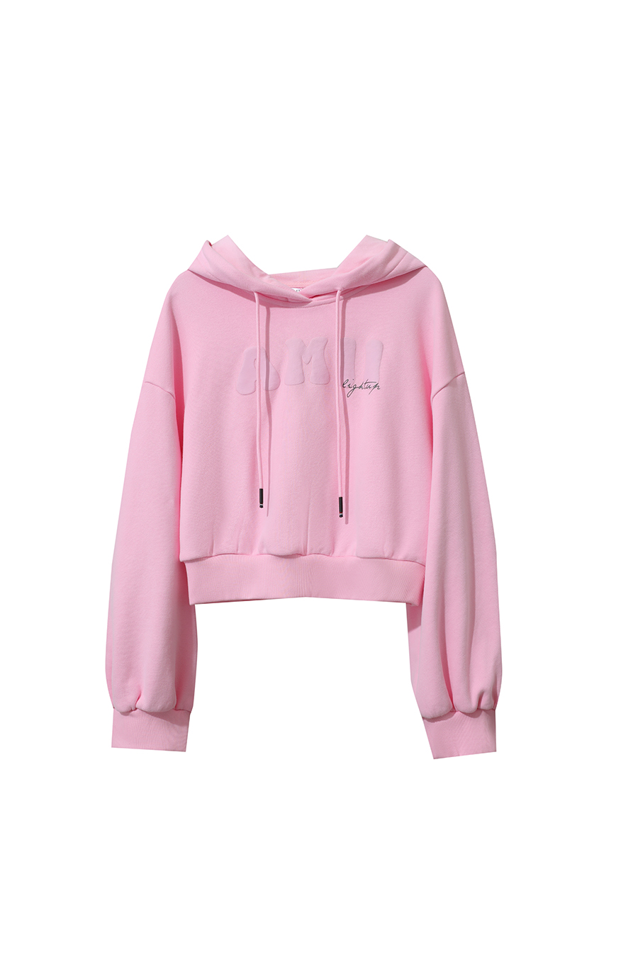 Letter Printed Cropped Sweatshirt