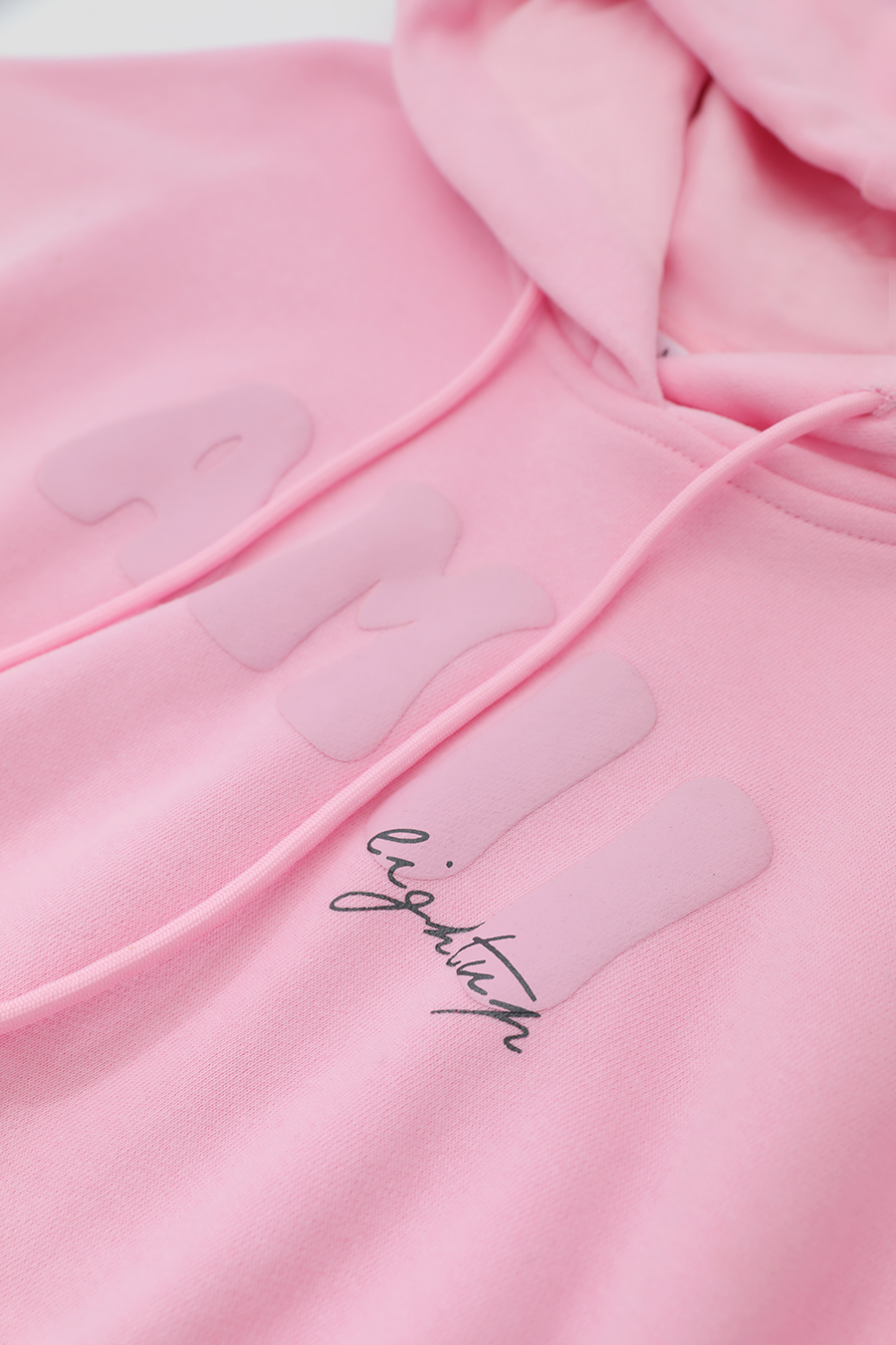 Letter Printed Cropped Sweatshirt