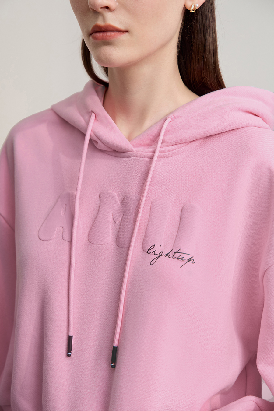 Letter Printed Cropped Sweatshirt