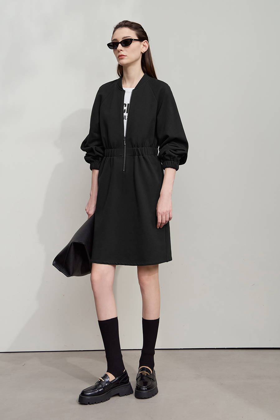 Short Inner Brushed Dress|AMII-AMII.com