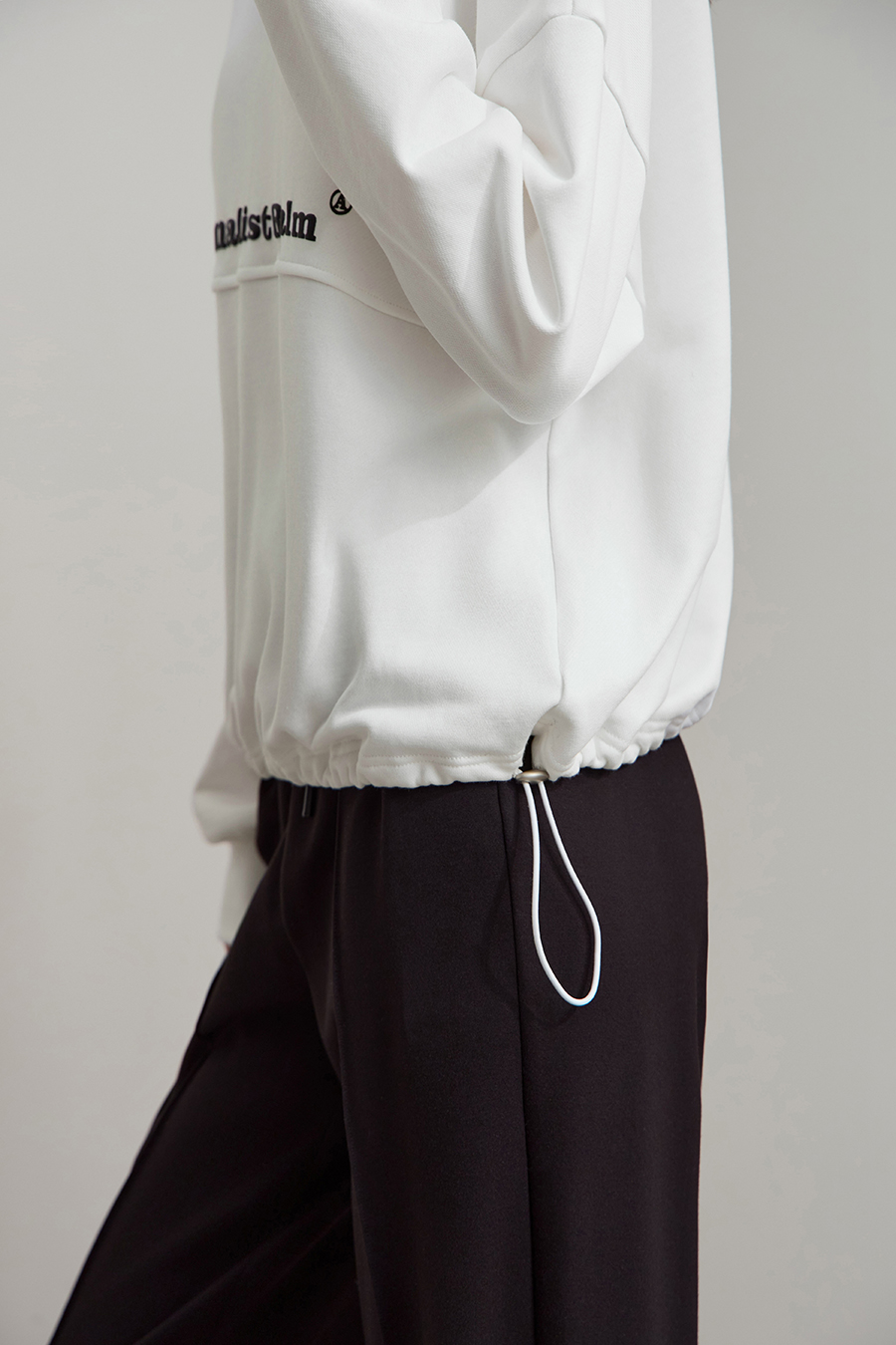 Letter Printed Cotton Sweatshirt