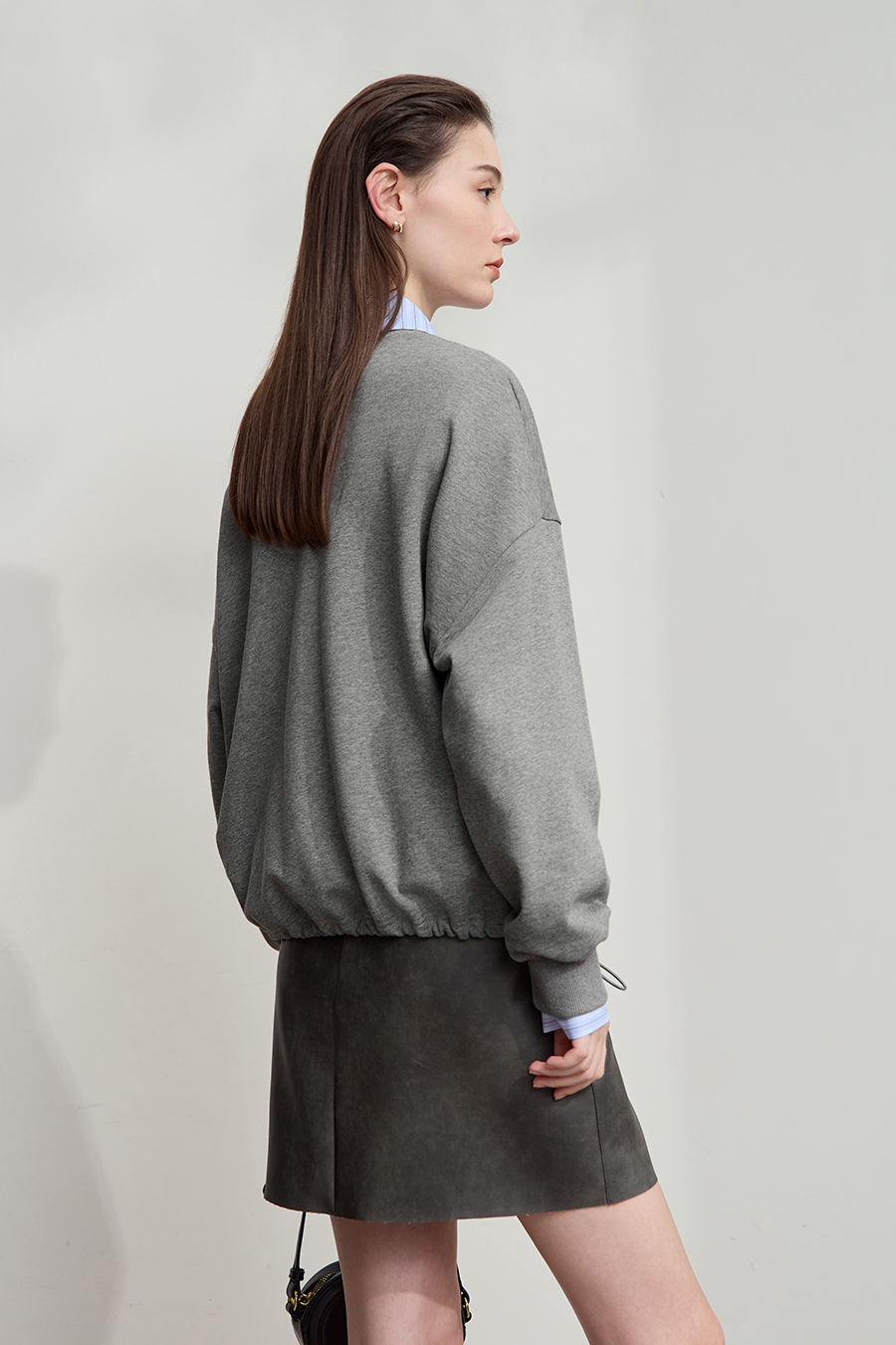 Letter Printed Cotton Sweatshirt