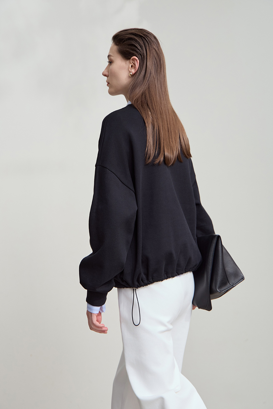 Letter Printed Cotton Sweatshirt