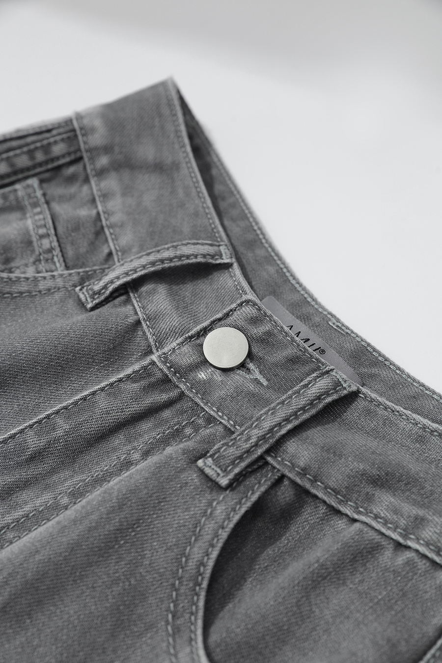 Loose Wide - leg Denim Long Pants|AMII-AMII.com