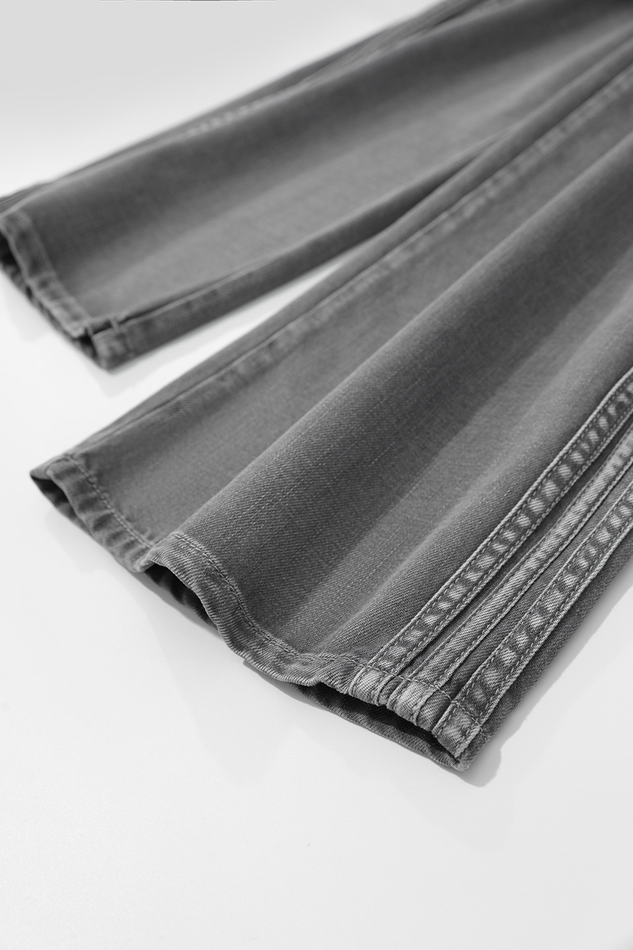 Loose Wide - leg Denim Long Pants|AMII-AMII.com