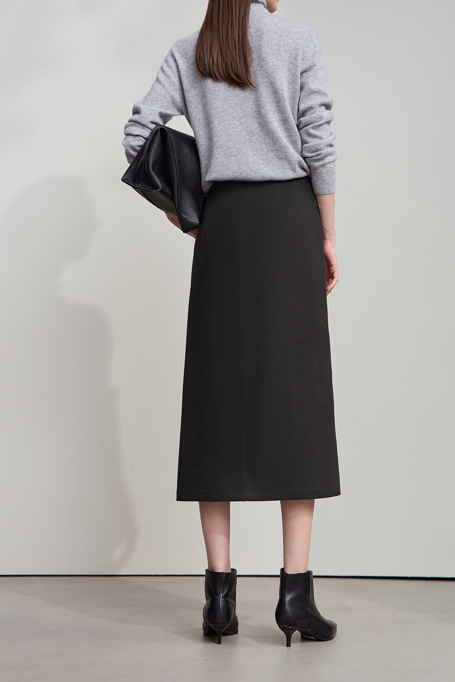 Twill Slightly Brushed Skirt|AMII-AMII.com