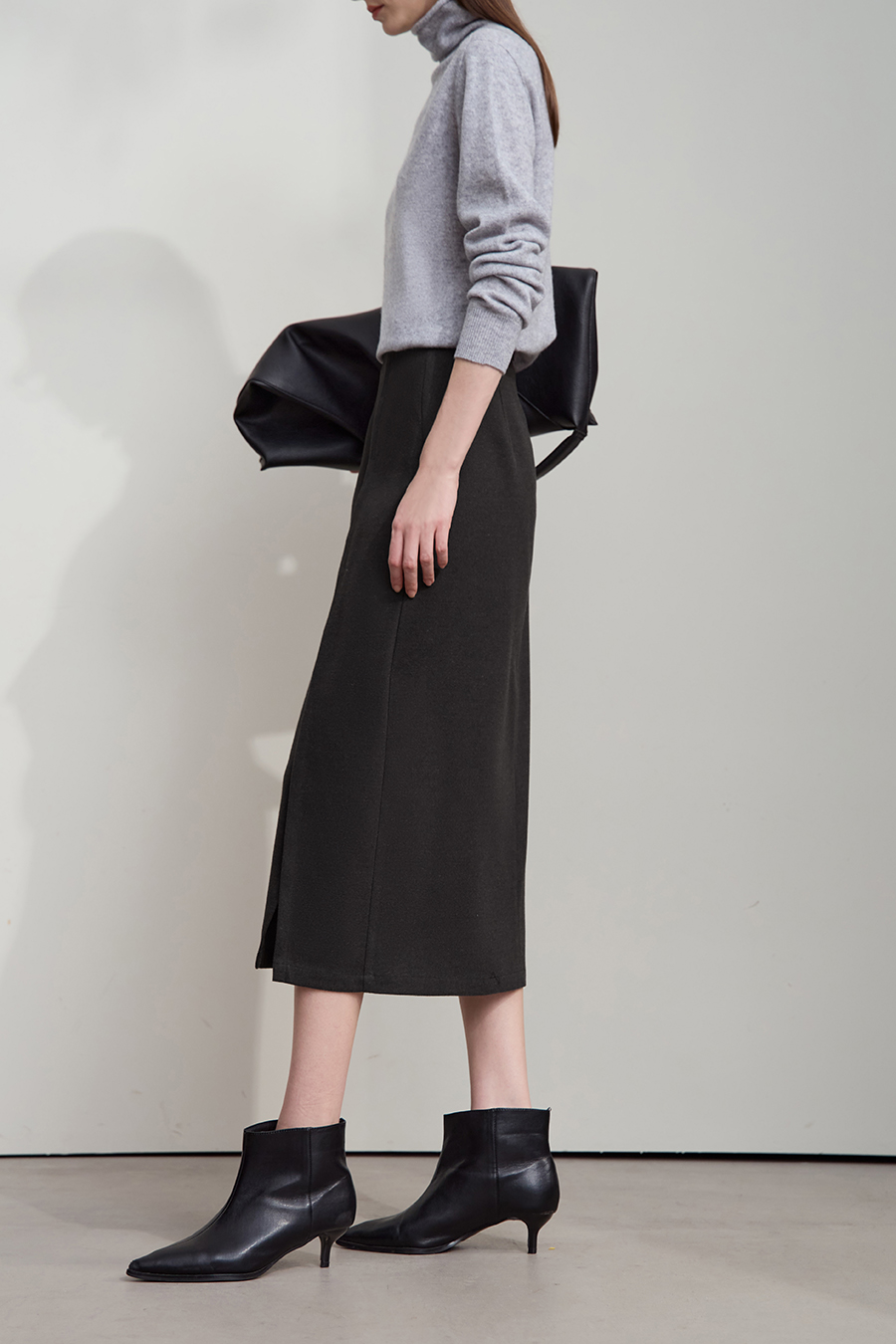 Twill Slightly Brushed Skirt|AMII-AMII.com