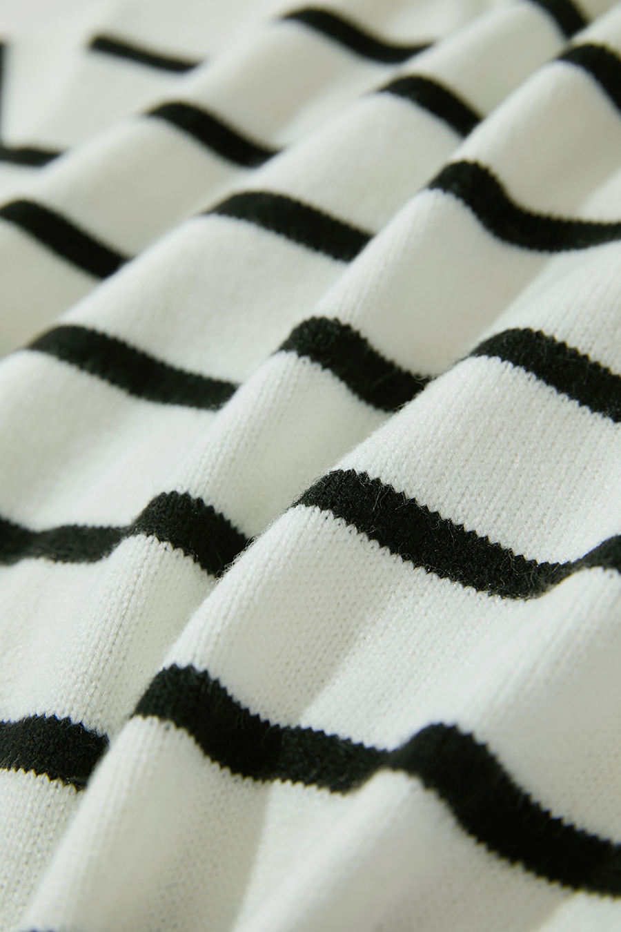 Color Block Striped Knit Cardigan