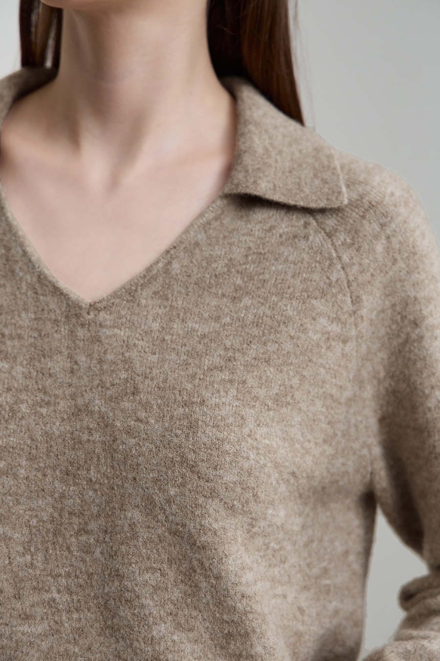 V-neck Loose Sweater